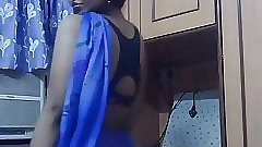 Horny lily in blue sari indian babe sex video - pornhub.com